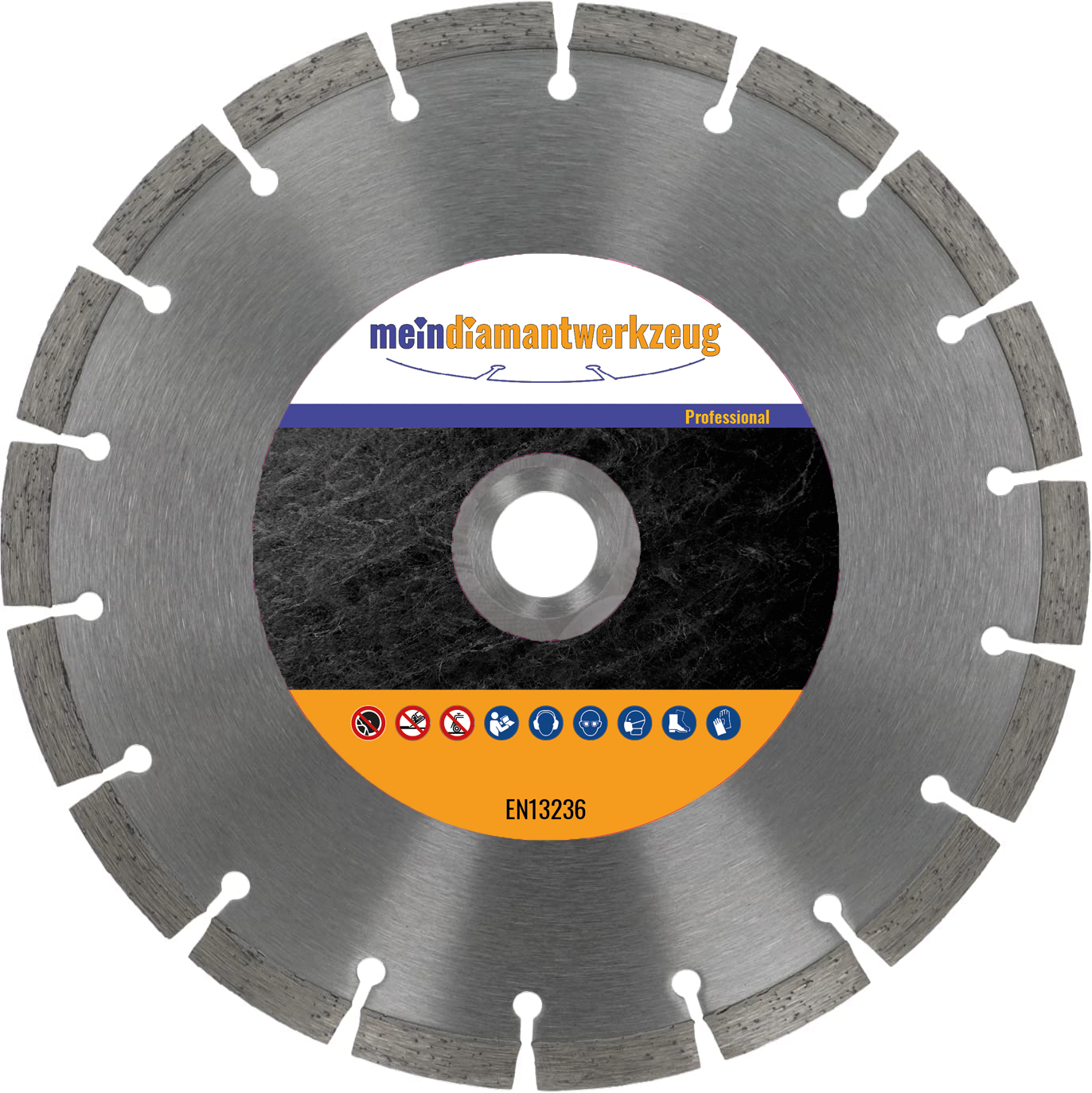 Diamanttrennscheibe für Beton, weiche Granite, Baumaterialien uvm. Diamanttrennscheibe für Beton, weiche Granite, Baumaterialien uvm.