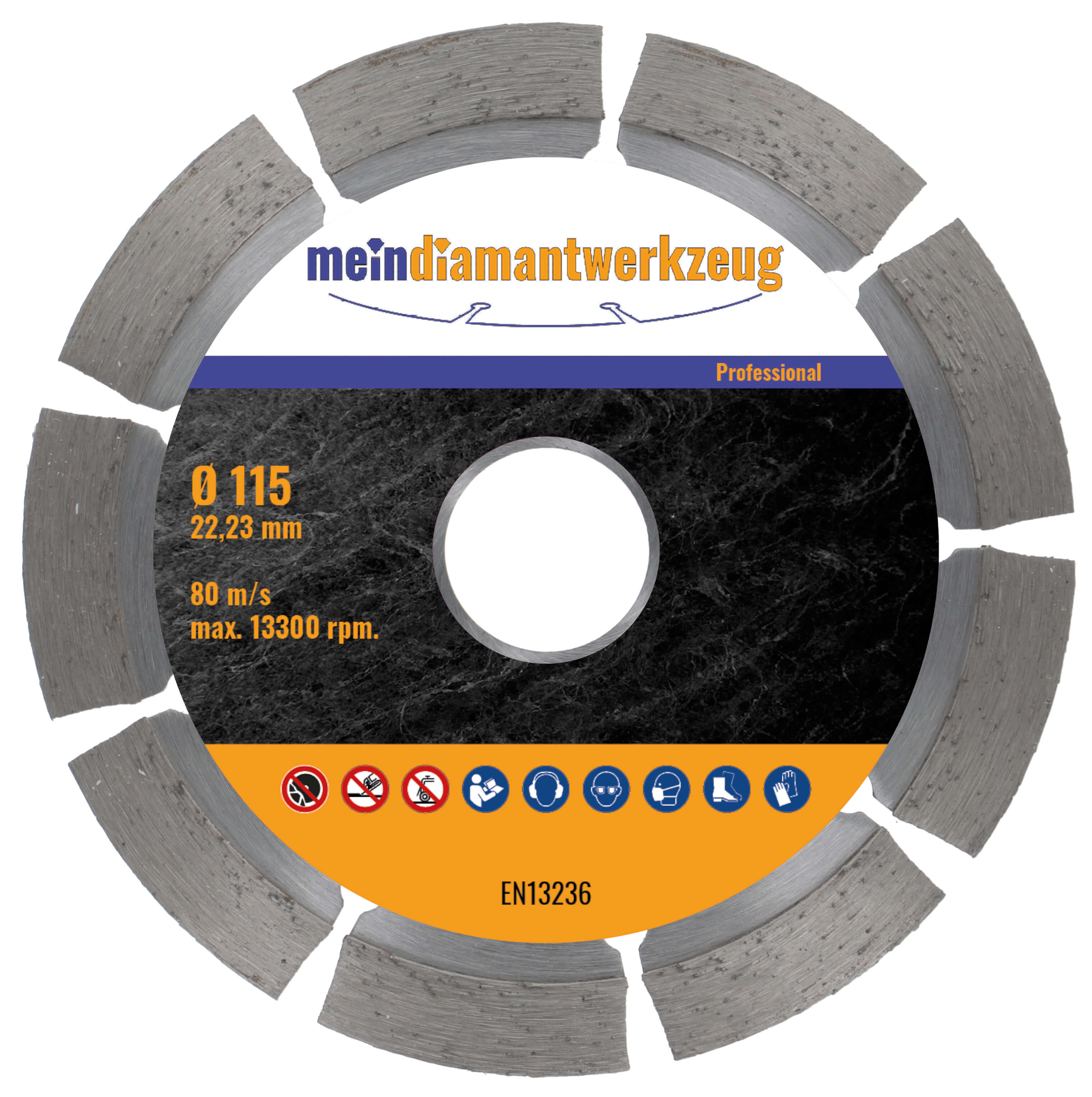 Diamanttrennscheibe Abrasiv 115mm Diamanttrennscheibe Abrasiv 115mm